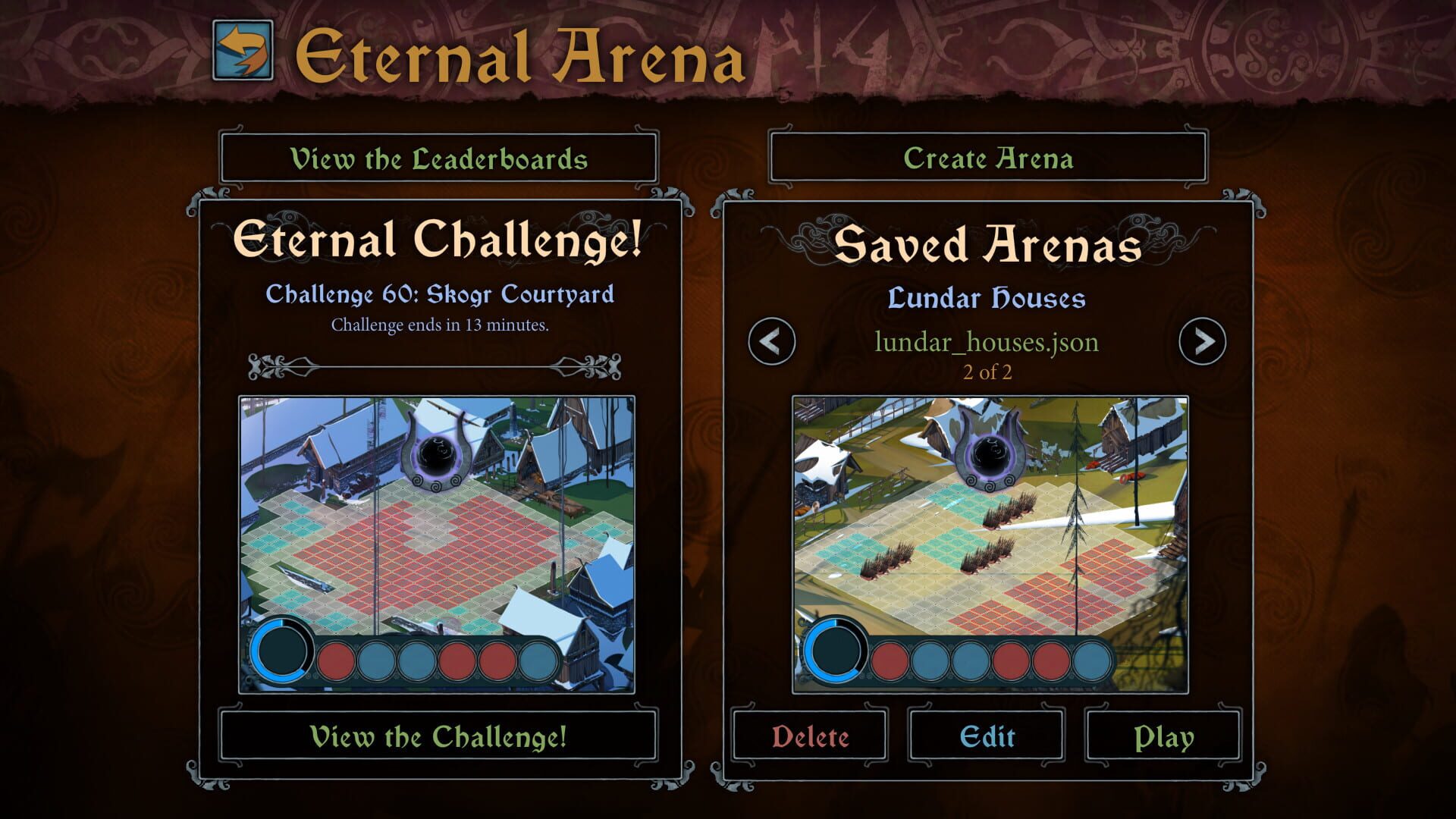 Screenshot for The Banner Saga 3: Eternal Arena