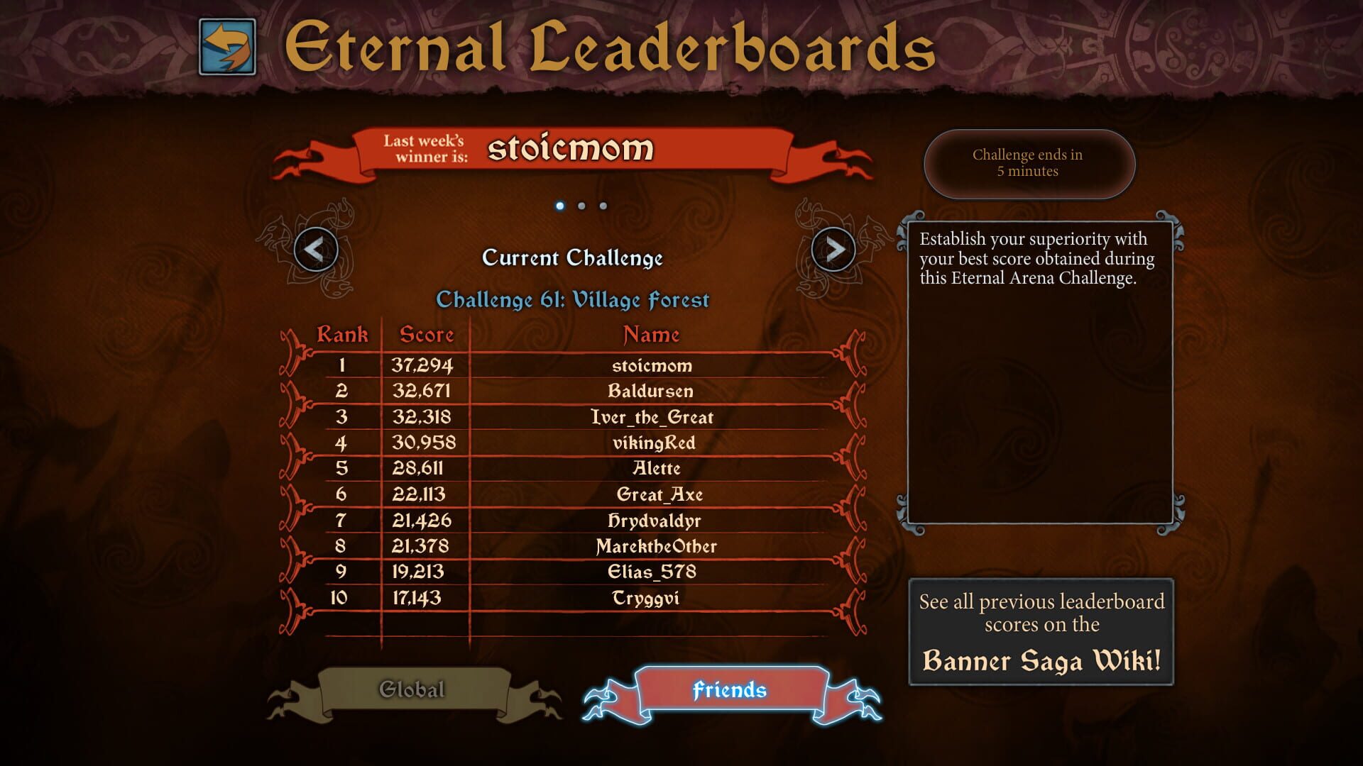 Screenshot for The Banner Saga 3: Eternal Arena