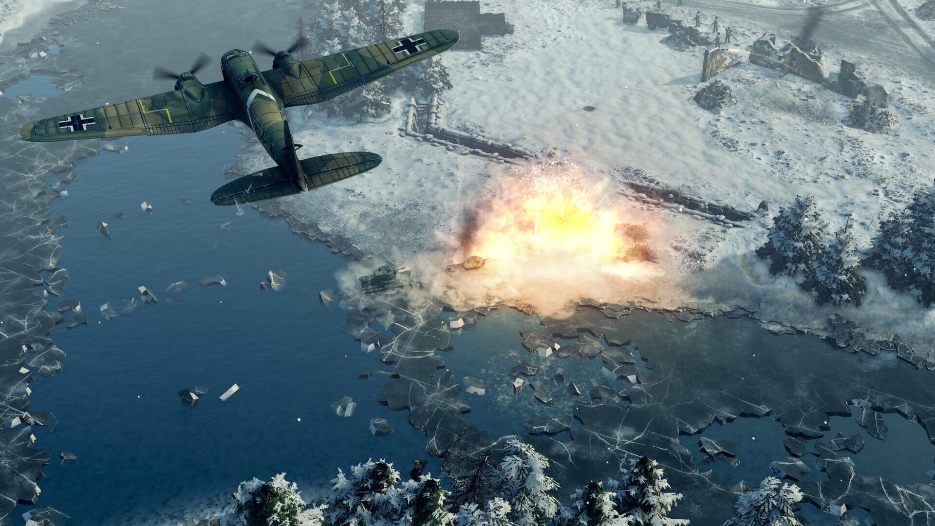 Screenshot for Sudden Strike 4: Finland - Winter Storm