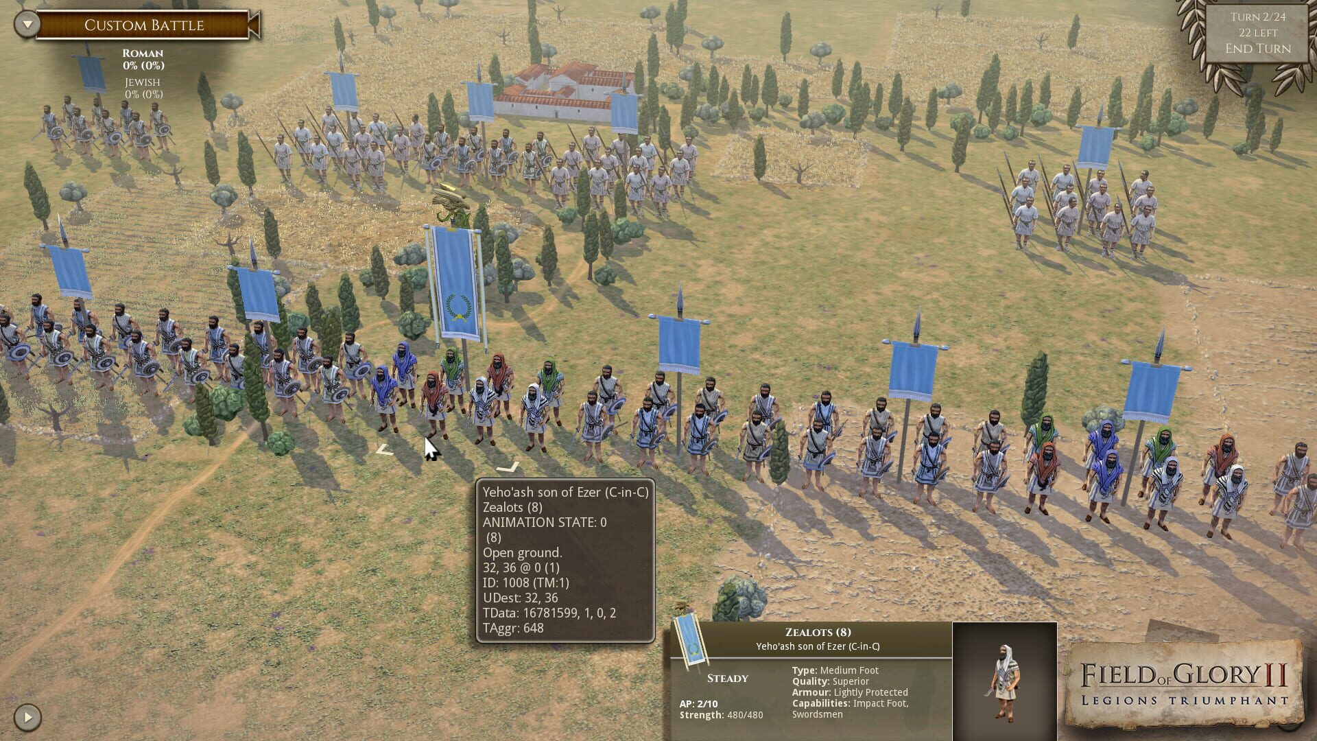 Screenshot for Field of Glory II: Legions Triumphant