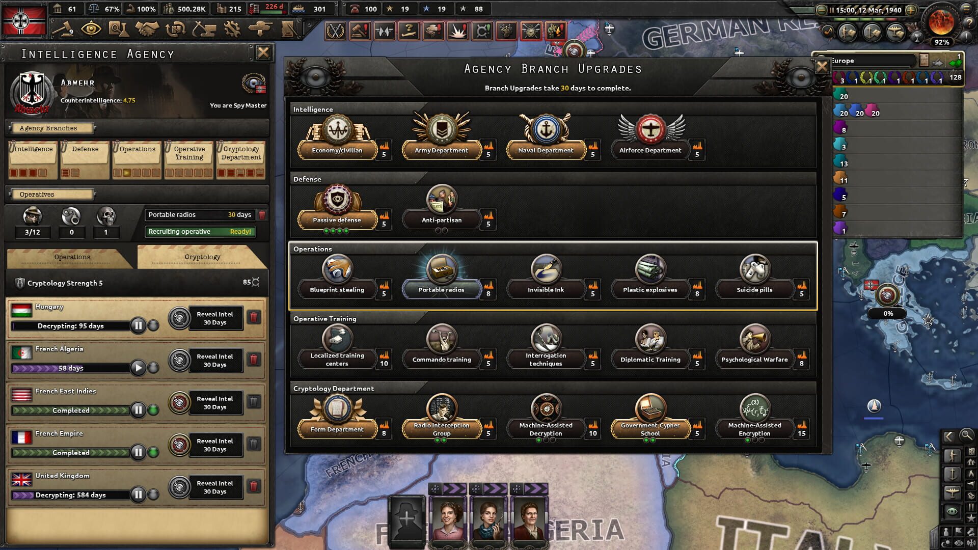 Screenshot for Hearts of Iron IV: La Résistance