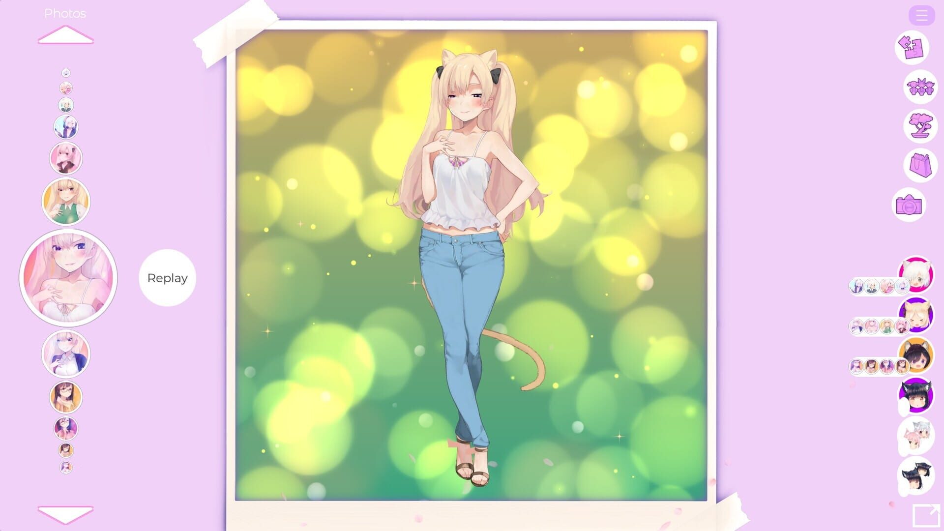 Screenshot for Mosaique Neko Waifus 3