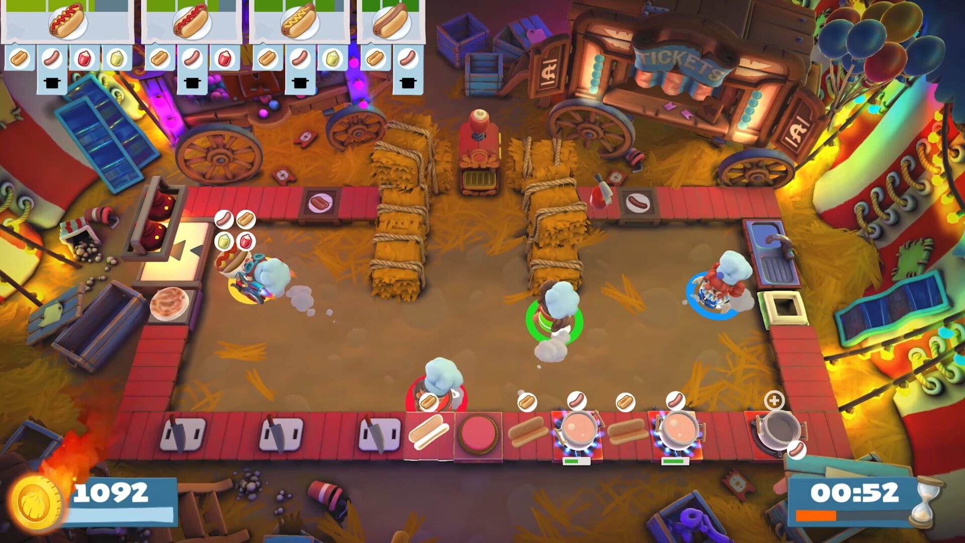 Screenshot for Overcooked! 2: Carnival of Chaos