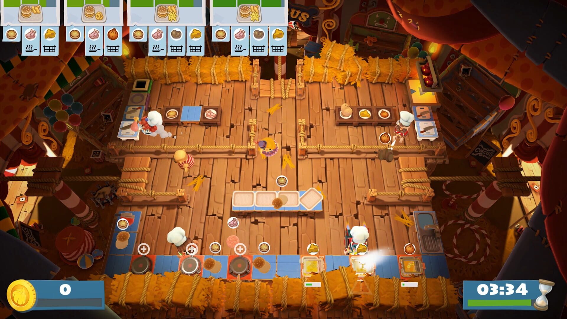 Screenshot for Overcooked! 2: Carnival of Chaos