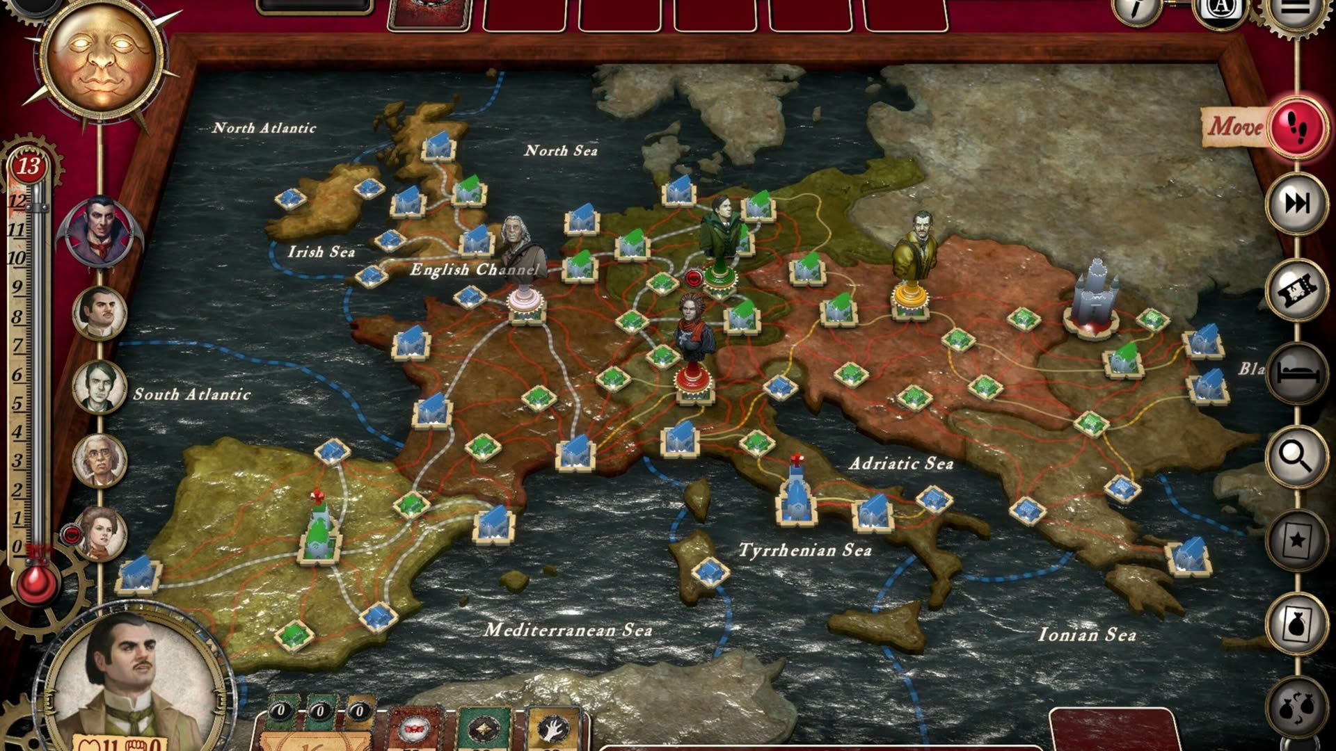 Screenshot for Fury of Dracula: Digital Edition