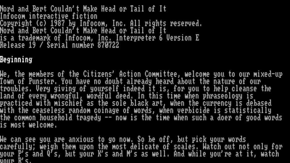 Screenshot for Nord and Bert Couldn't Make Head or Tail of It