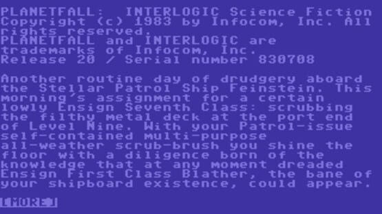 Screenshot for Planetfall