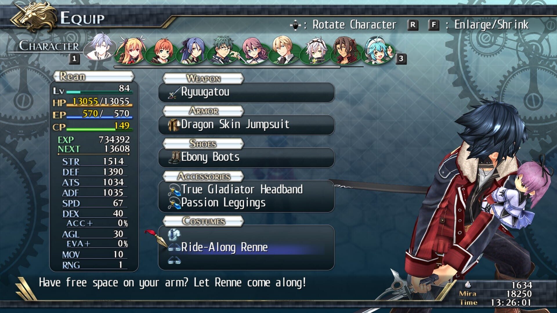 Screenshot for The Legend of Heroes: Trails of Cold Steel II - All Ride-Alongs