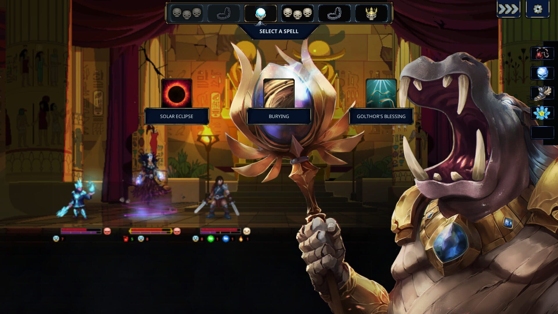Screenshot for Legend of Keepers: Return of the Goddess