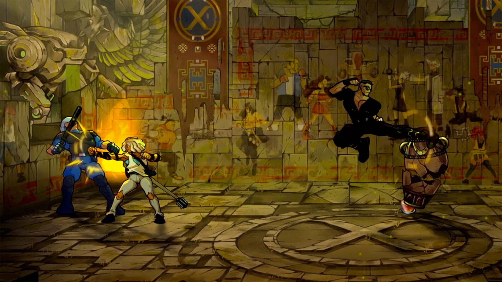 Screenshot for Streets of Rage 4: Mr X. Nightmare