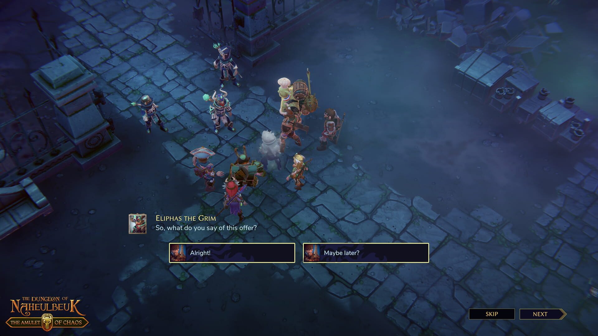 Screenshot for The Dungeon of Naheulbeuk: The Amulet of Chaos - Ruins of Limis