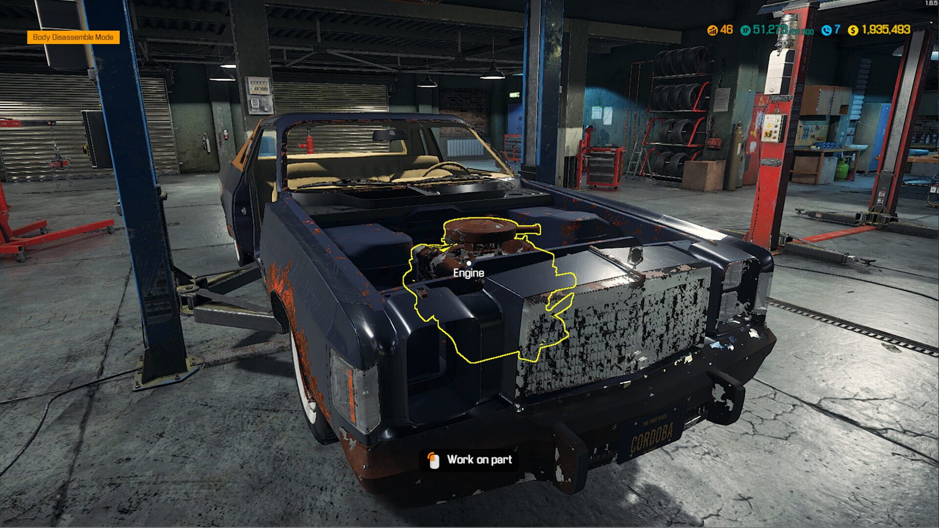 Screenshot for Car Mechanic Simulator 2018: Chrysler