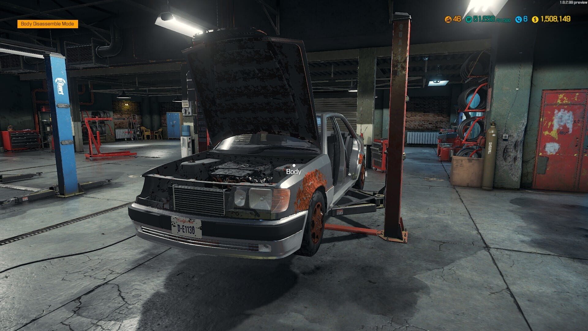 Screenshot for Car Mechanic Simulator 2018: Mercedes-Benz