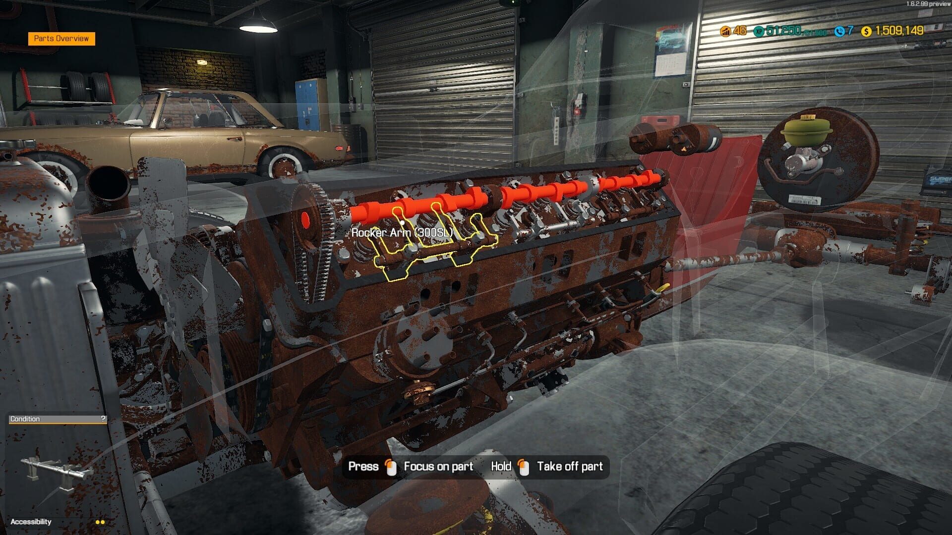 Screenshot for Car Mechanic Simulator 2018: Mercedes-Benz