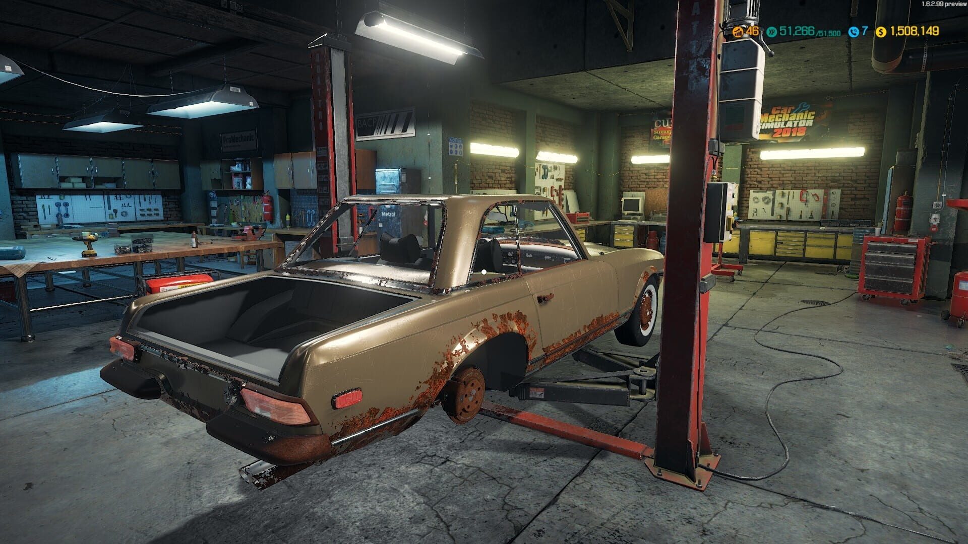 Screenshot for Car Mechanic Simulator 2018: Mercedes-Benz