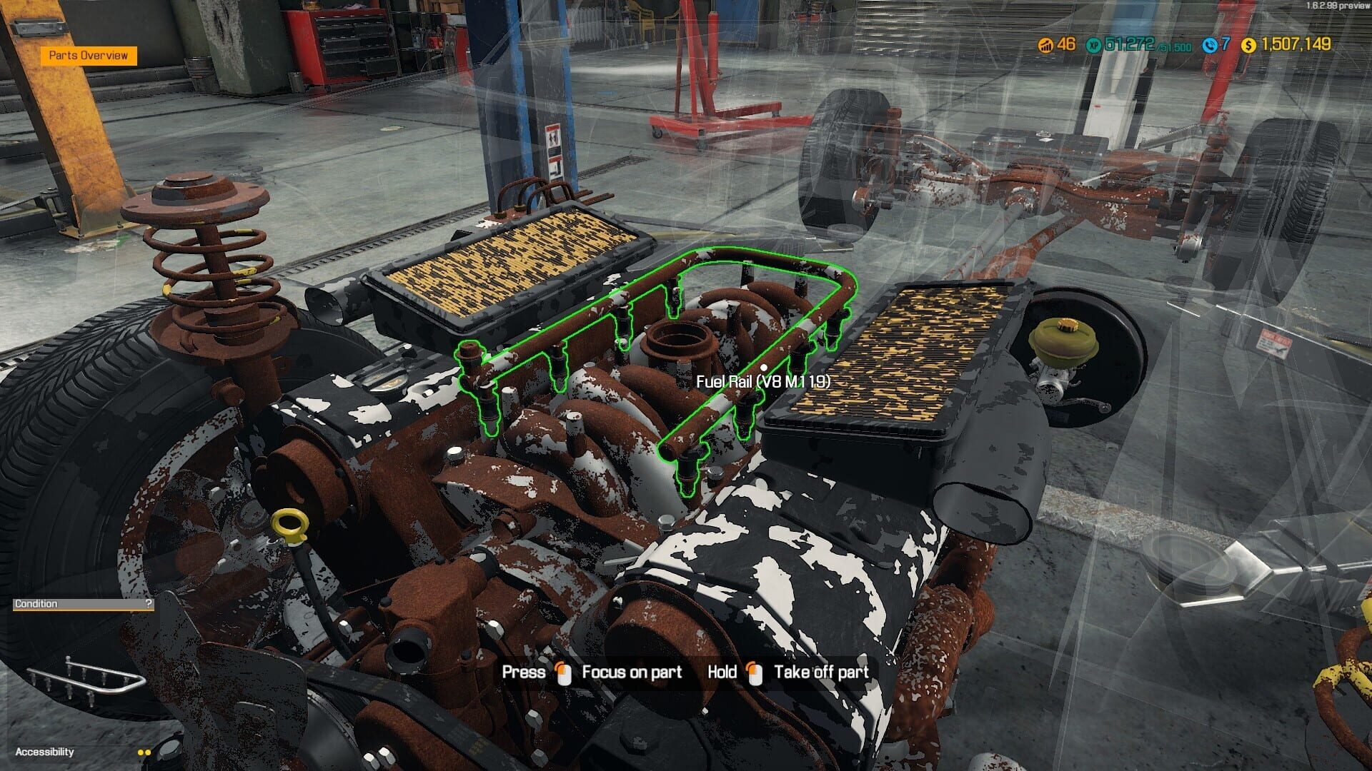 Screenshot for Car Mechanic Simulator 2018: Mercedes-Benz