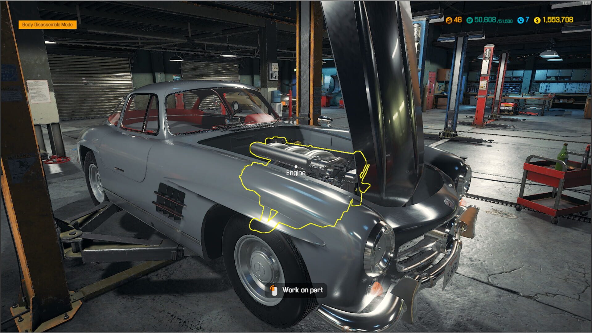 Screenshot for Car Mechanic Simulator 2018: Mercedes-Benz