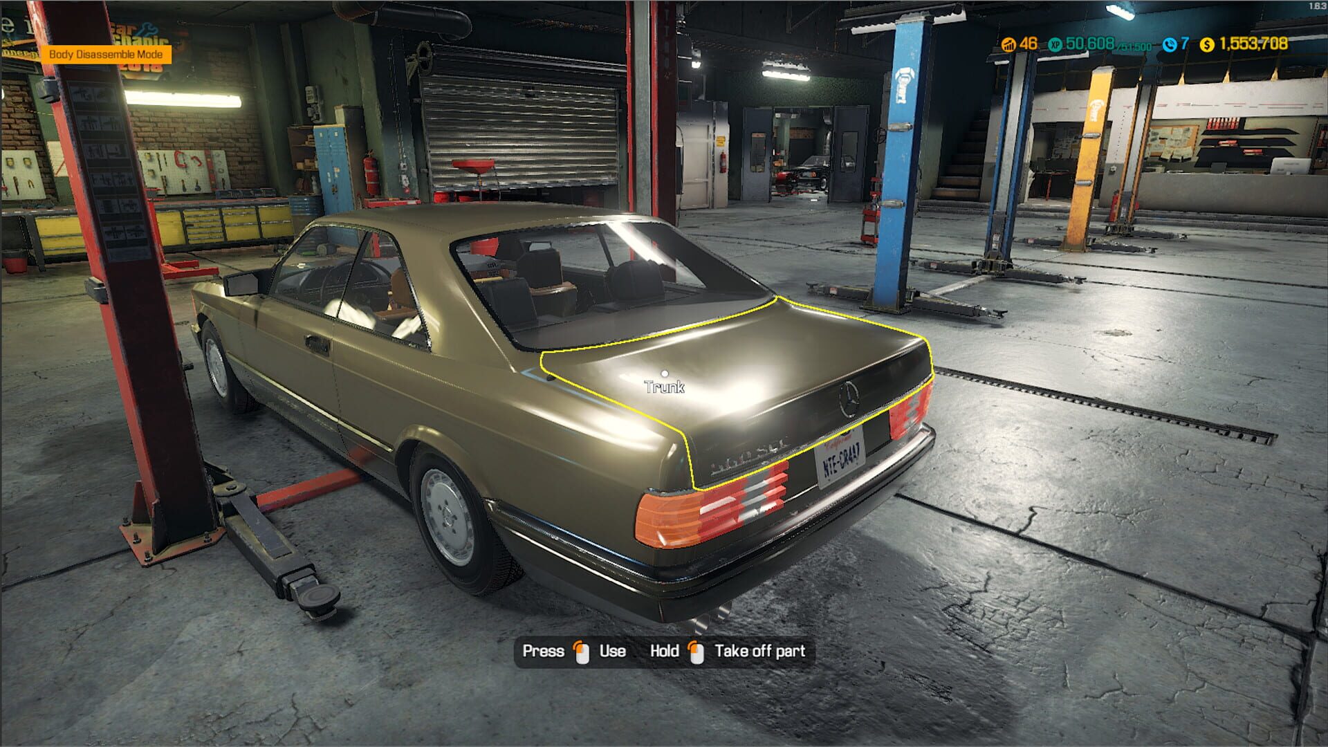 Screenshot for Car Mechanic Simulator 2018: Mercedes-Benz