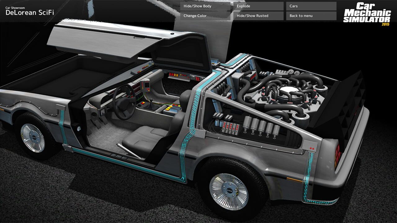 Screenshot for Car Mechanic Simulator 2015: DeLorean