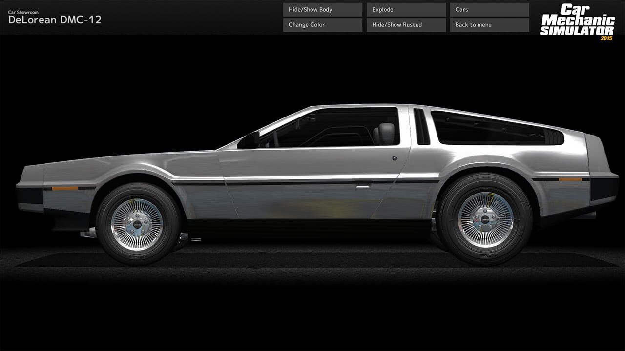 Screenshot for Car Mechanic Simulator 2015: DeLorean