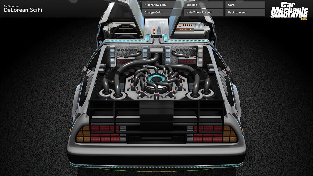 Screenshot for Car Mechanic Simulator 2015: DeLorean