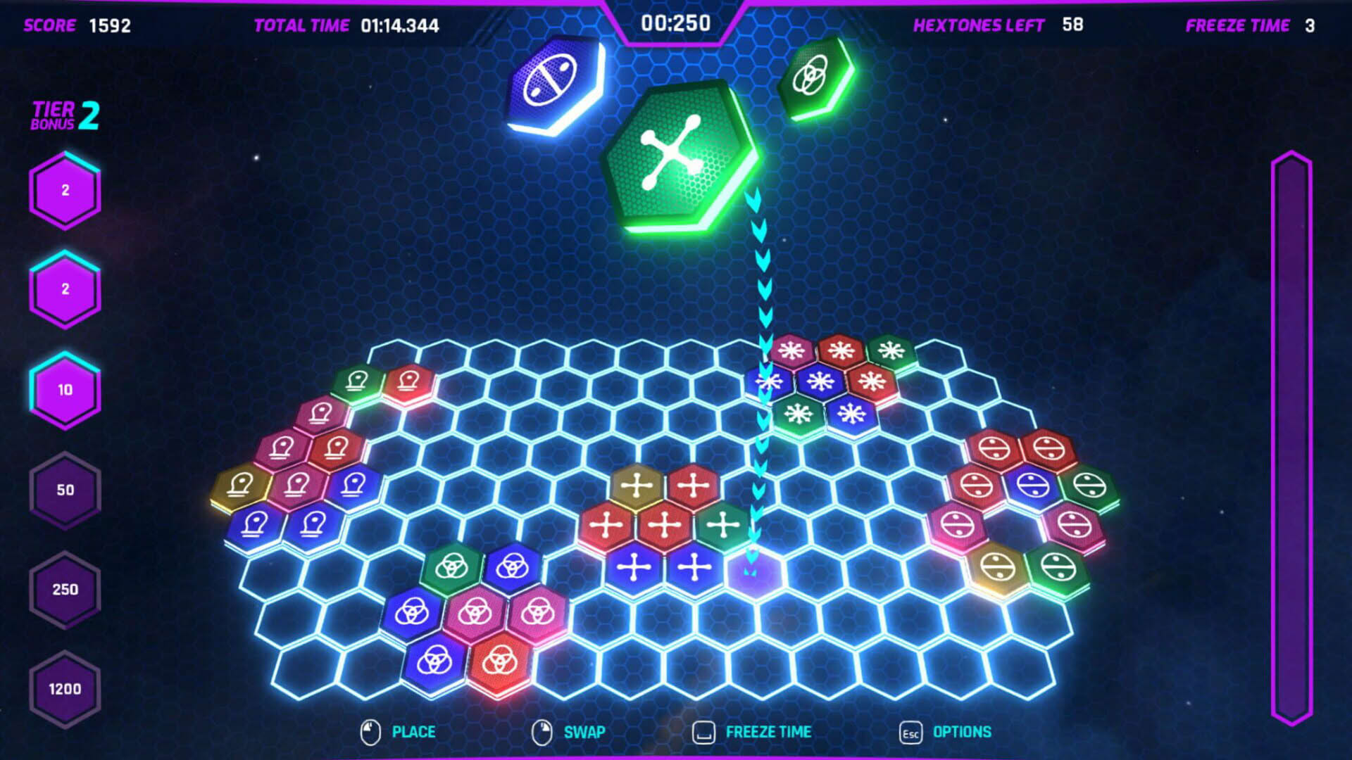 Screenshot for Hextones: Spacetime