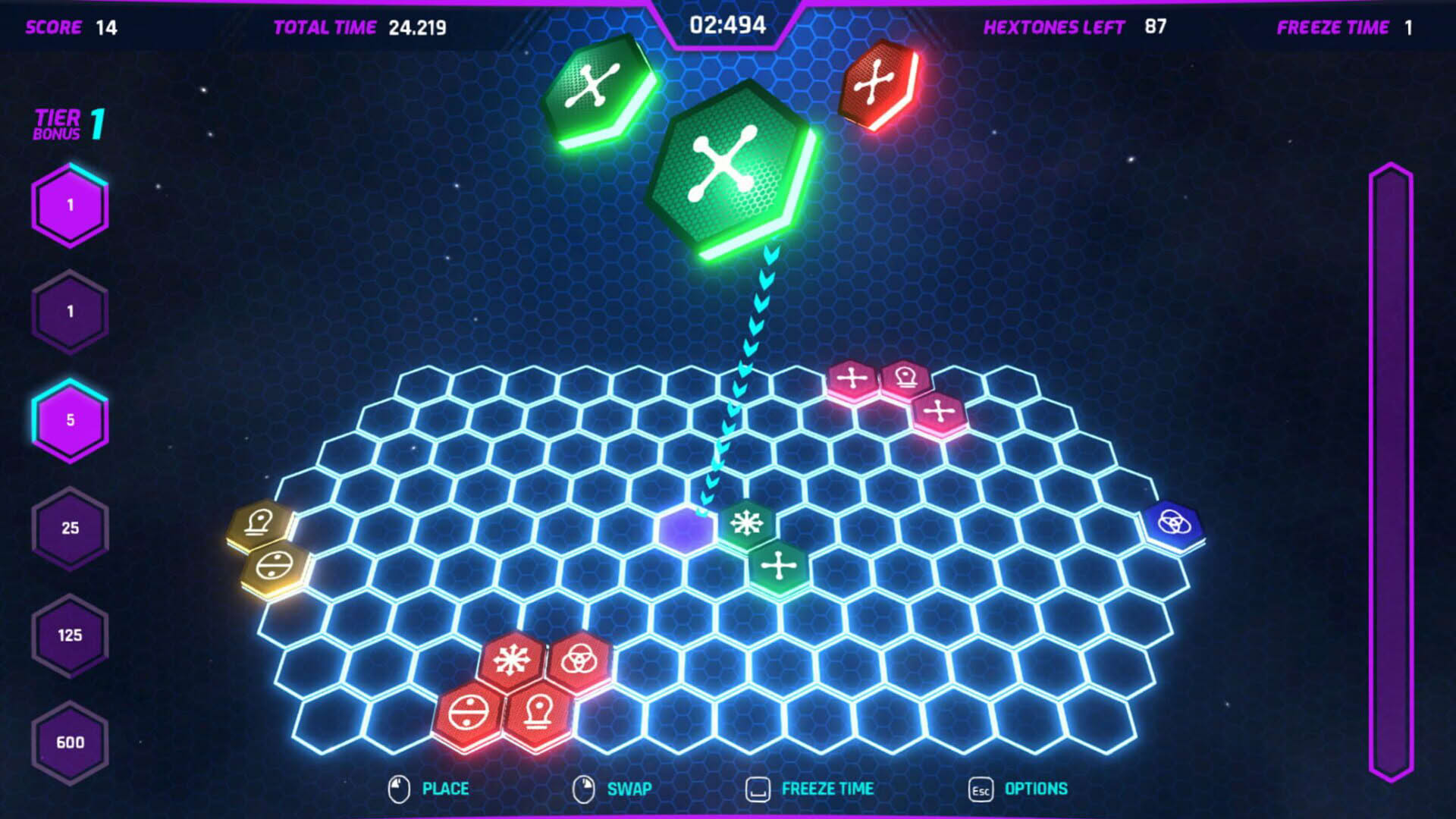 Screenshot for Hextones: Spacetime