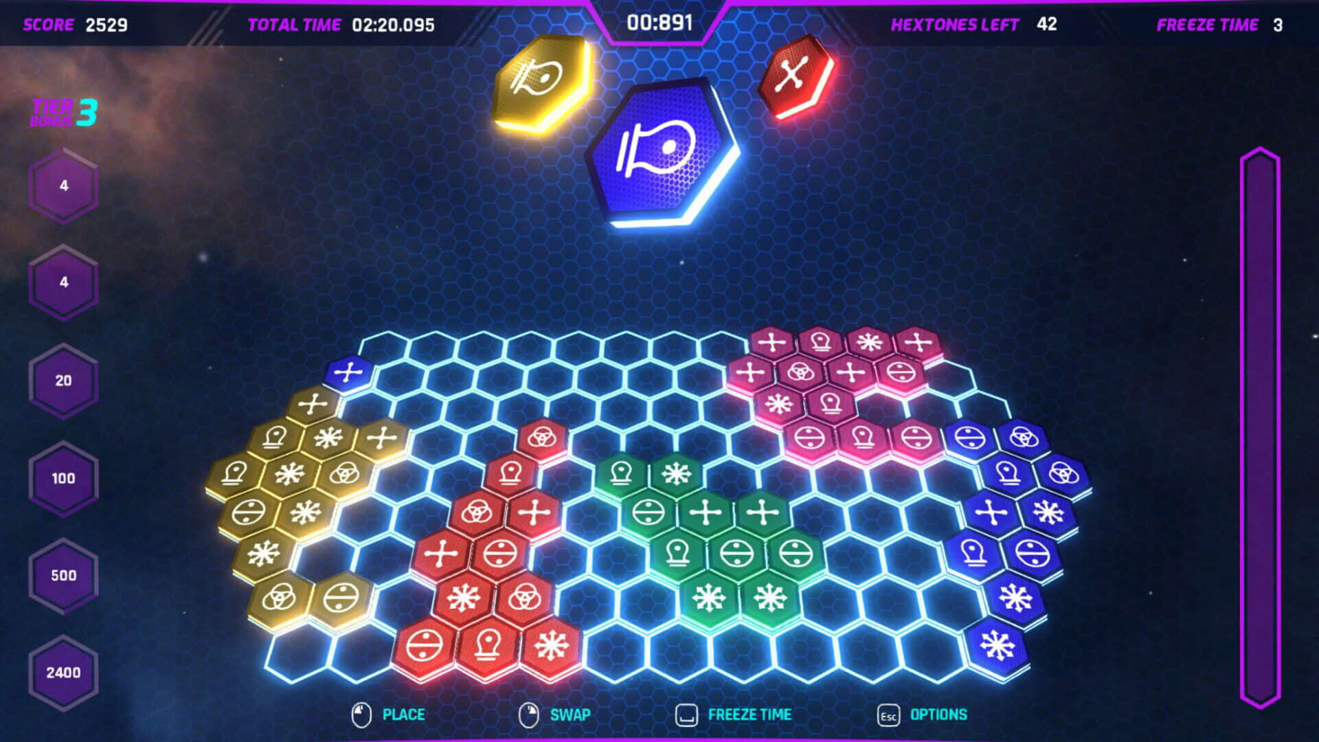 Screenshot for Hextones: Spacetime