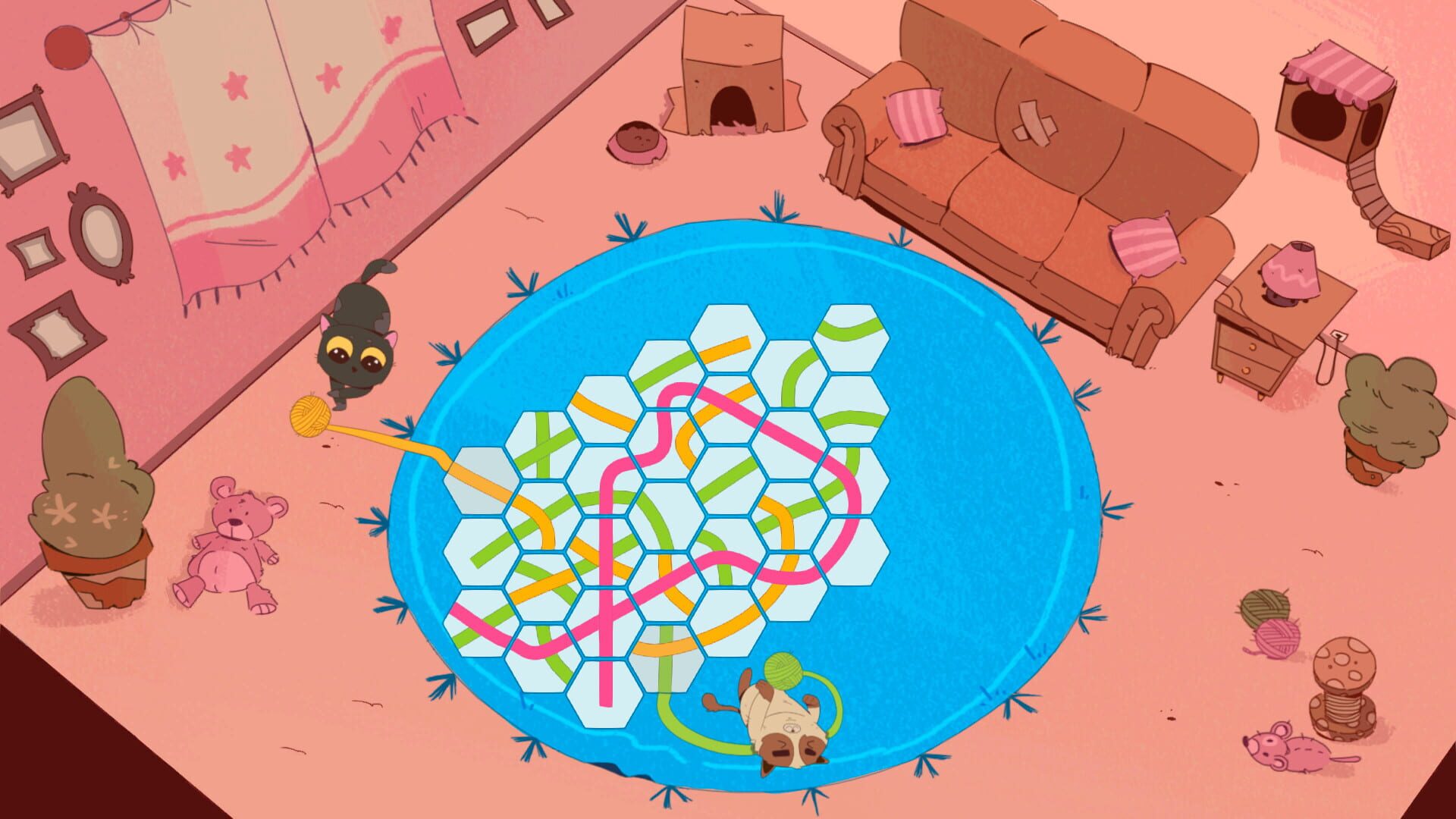 Screenshot for Kittens and Yarn