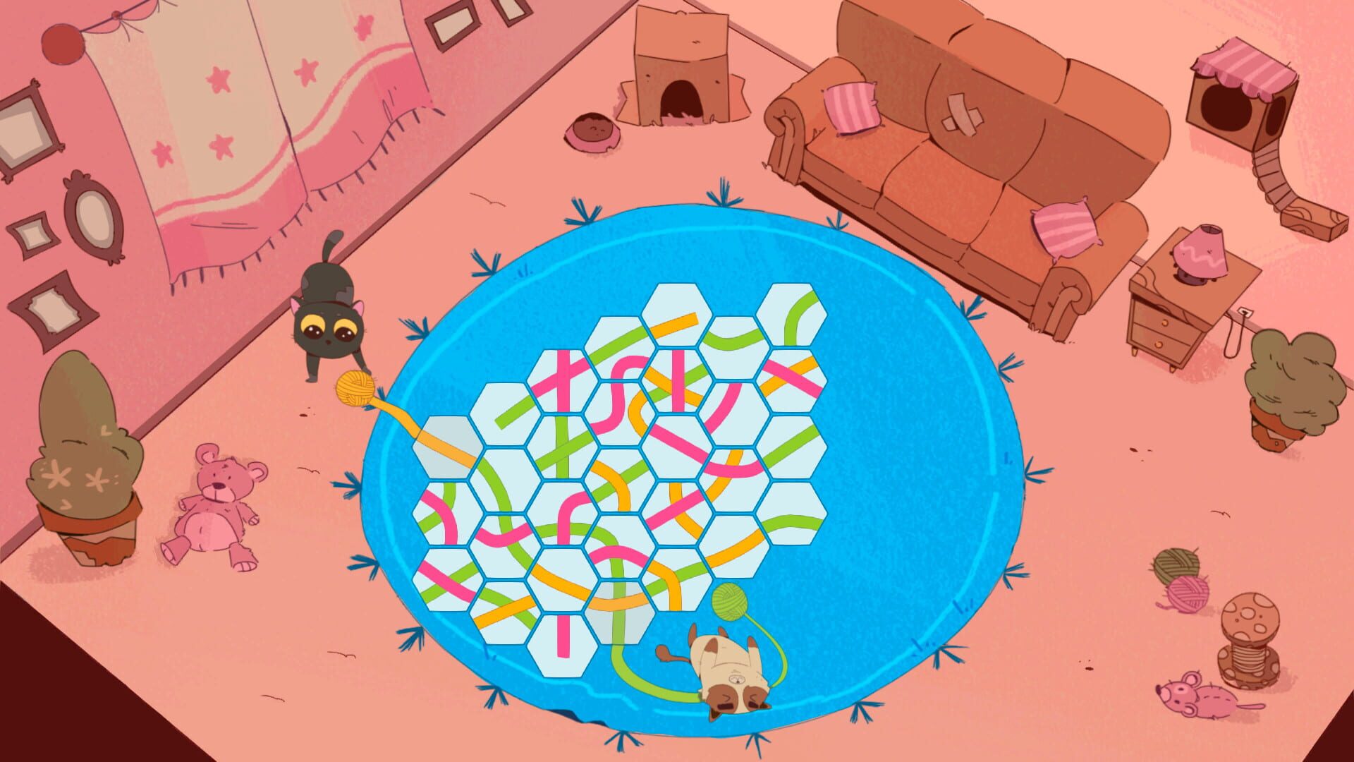 Screenshot for Kittens and Yarn