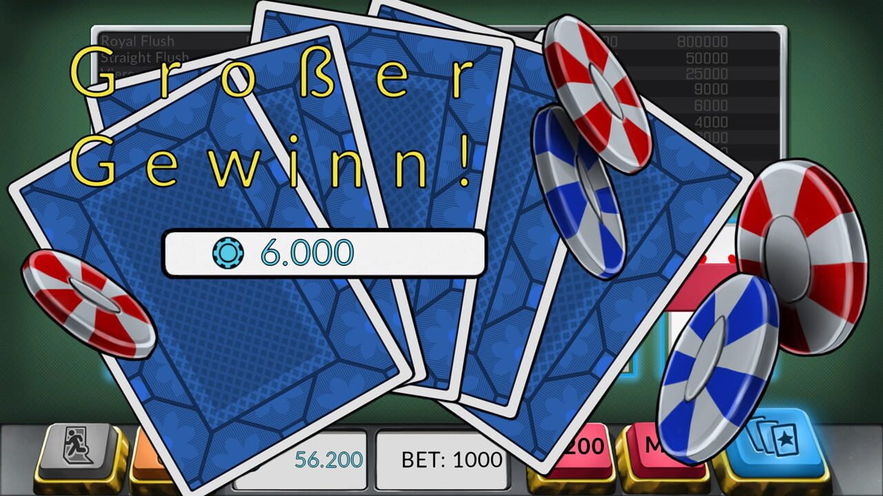 Screenshot for Four Kings: Video Poker