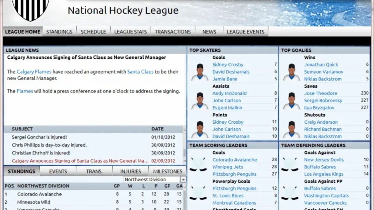 Screenshot for Franchise Hockey Manager 2013