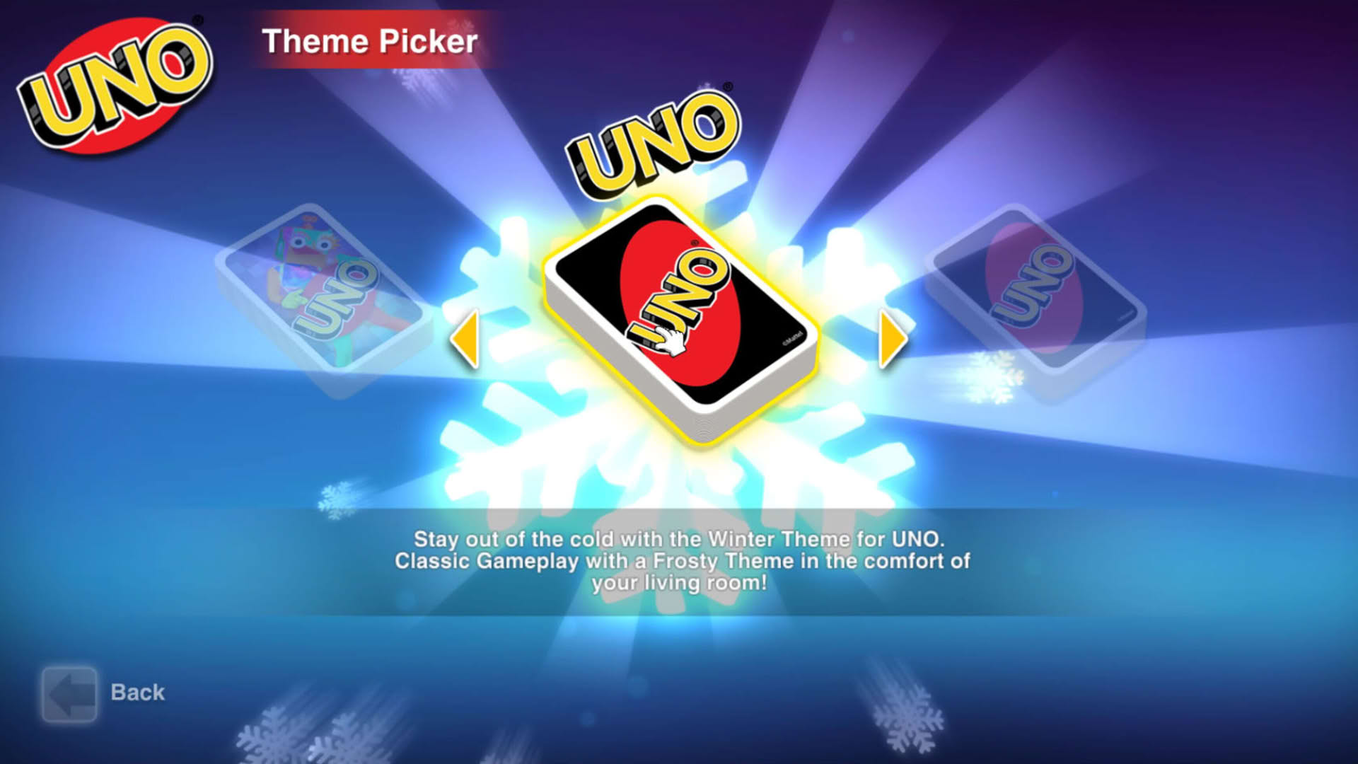 Screenshot for Uno: Winter Theme DLC