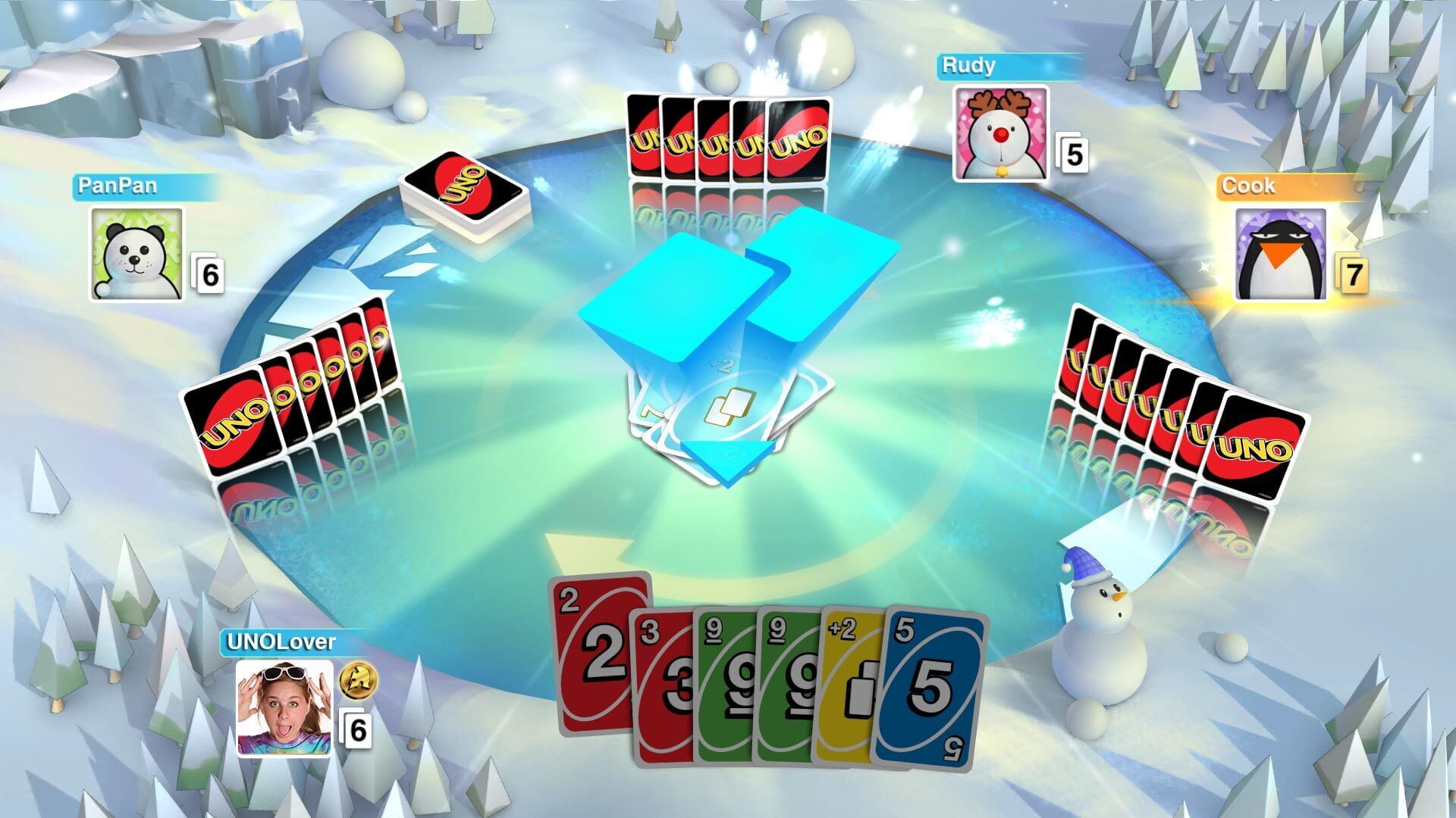 Screenshot for Uno: Winter Theme DLC