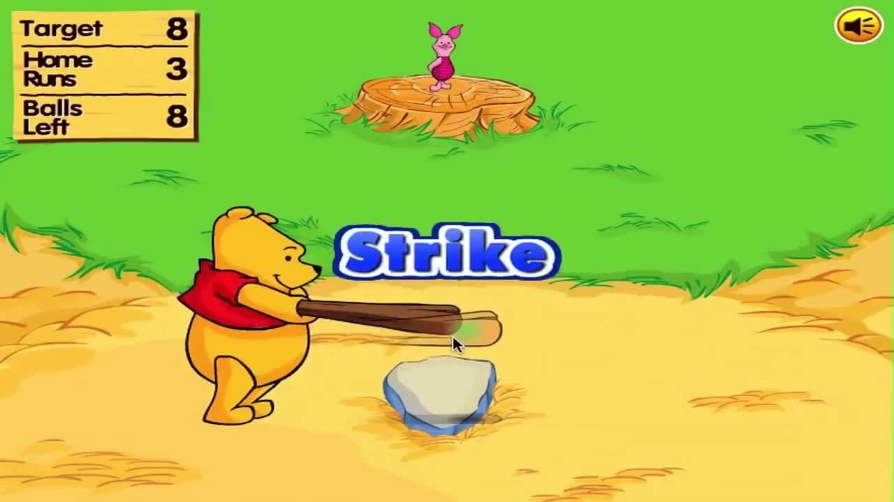 Screenshot for Winnie the Pooh's Home Run Derby!