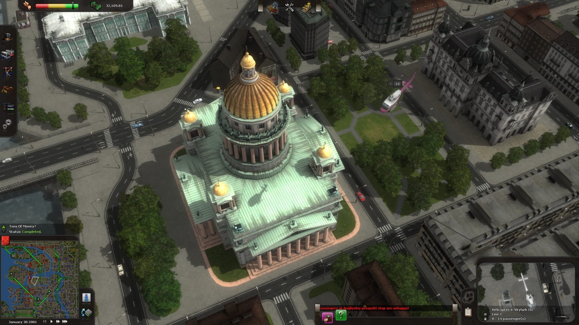 Screenshot for Cities in Motion: St. Petersburg