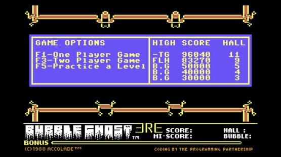 Screenshot for Bubble Ghost