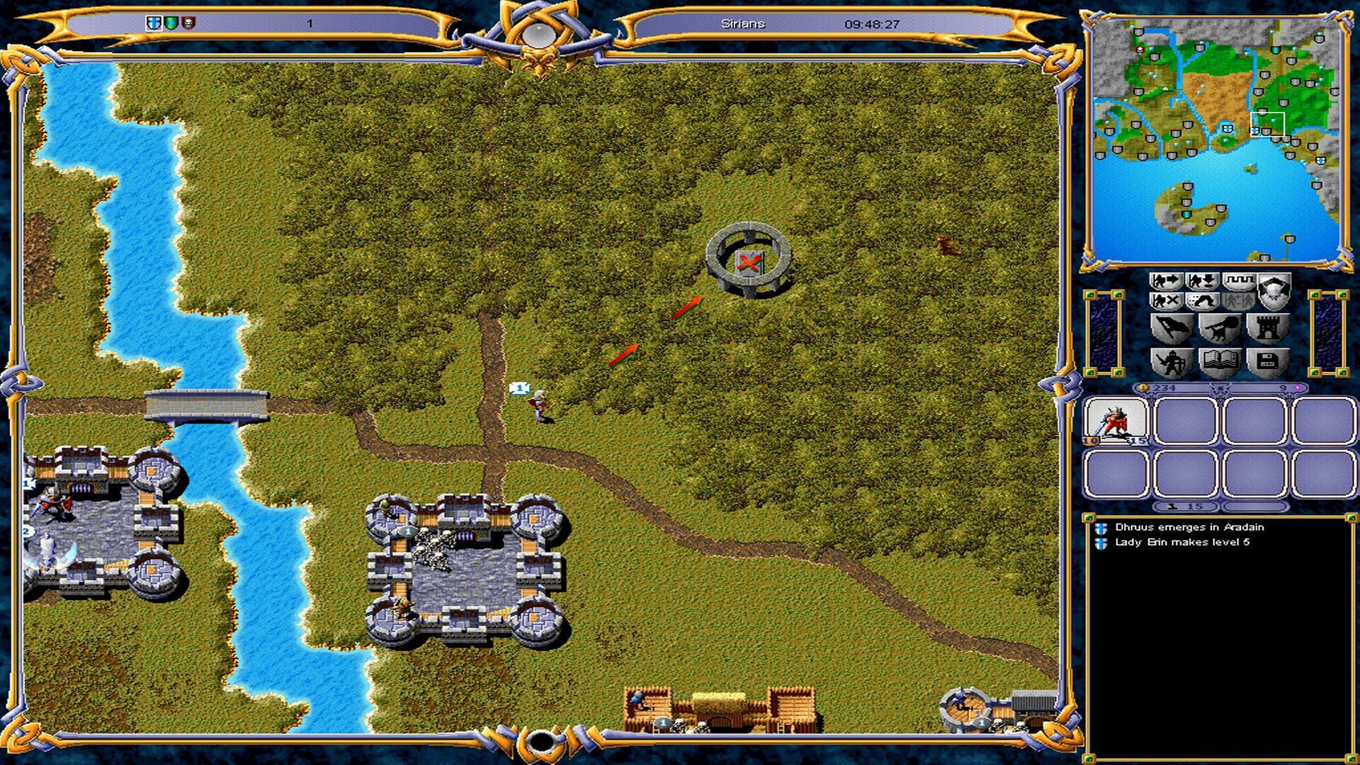 Screenshot for Warlords III: Darklords Rising