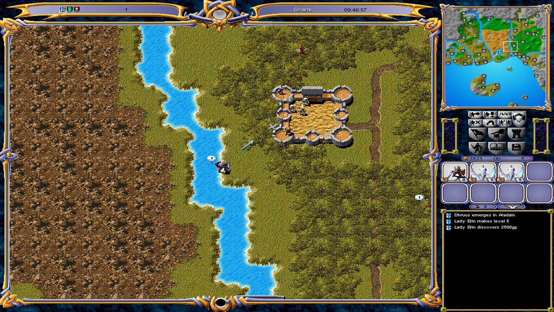 Screenshot for Warlords III: Darklords Rising
