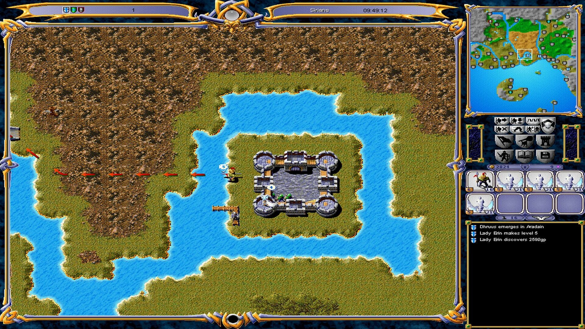Screenshot for Warlords III: Darklords Rising