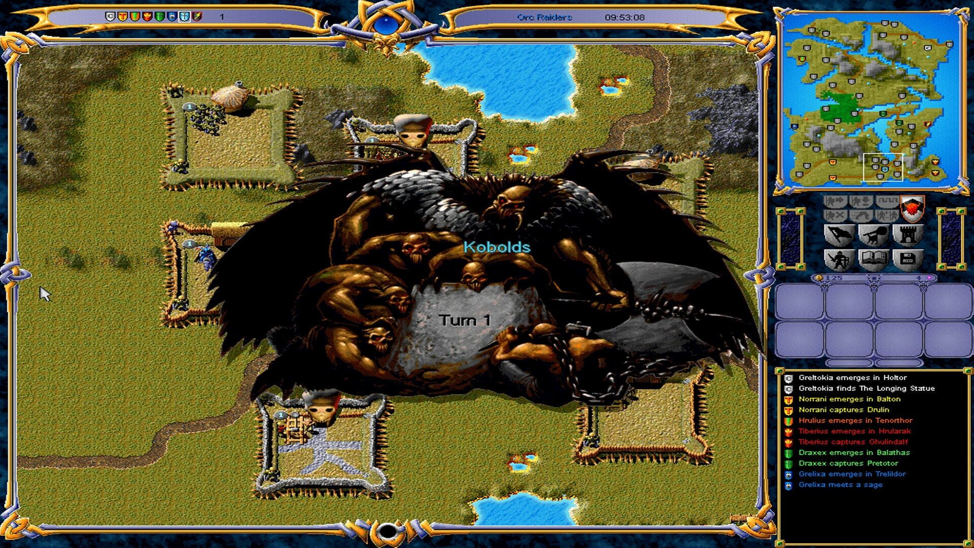 Screenshot for Warlords III: Darklords Rising