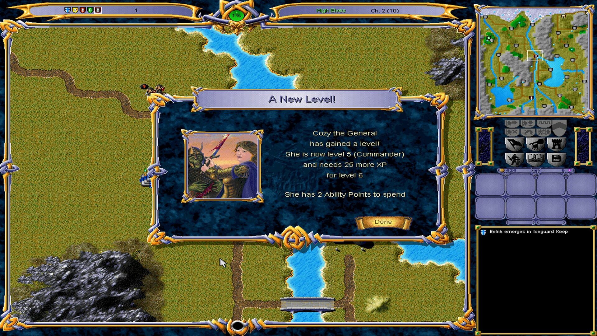 Screenshot for Warlords III: Darklords Rising