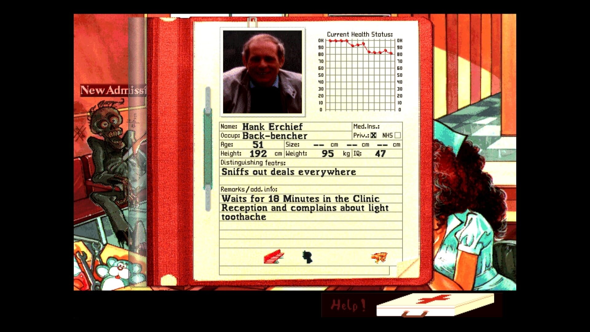 Screenshot for Biing!: Sex, Intrigue and Scalpels