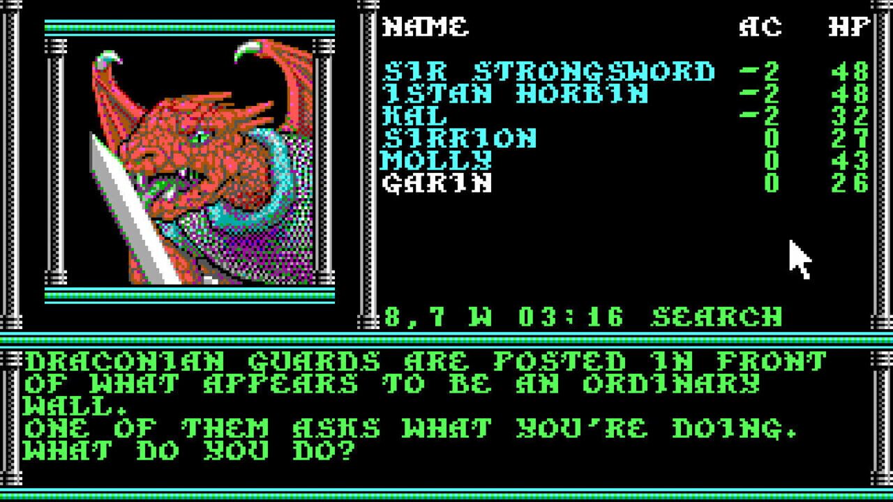 Screenshot for Death Knights of Krynn