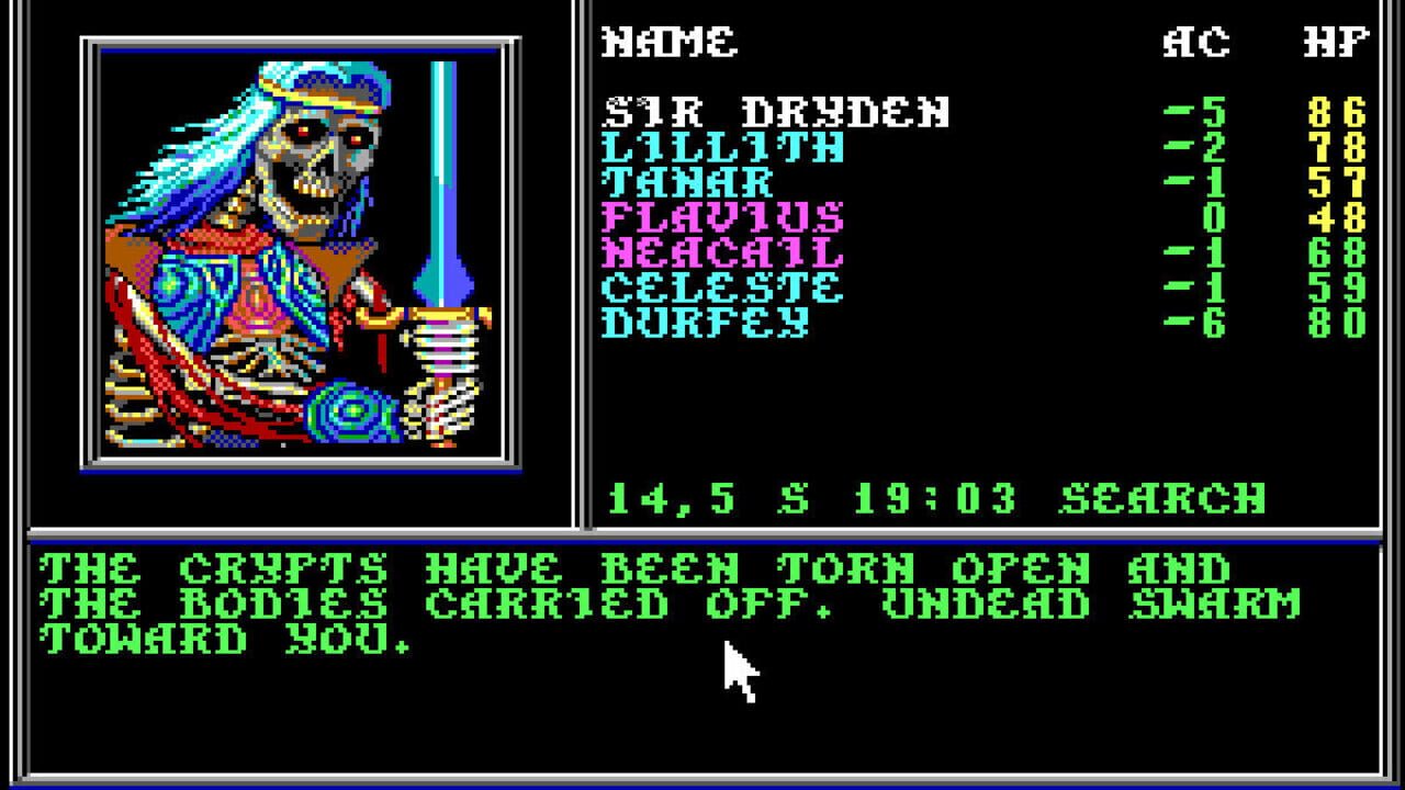 Screenshot for Death Knights of Krynn