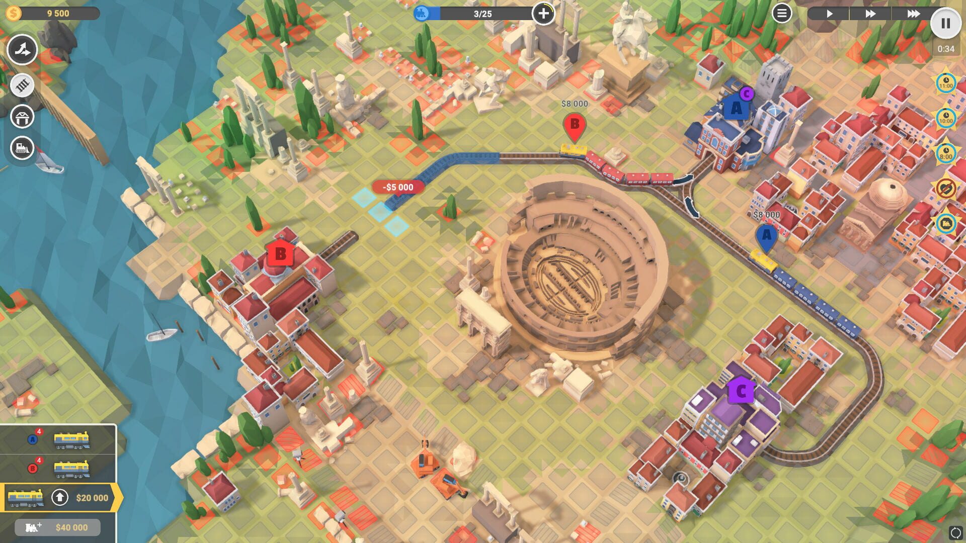 Screenshot for Train Valley 2: Passenger Flow