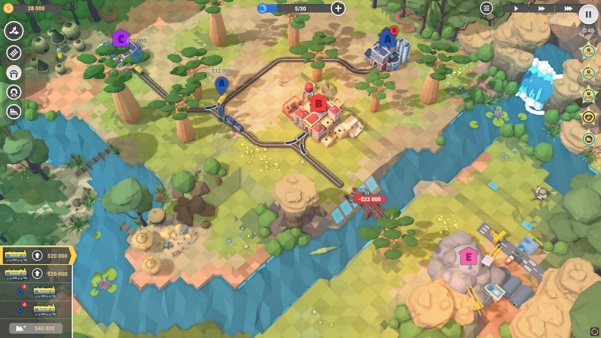 Screenshot for Train Valley 2: Passenger Flow