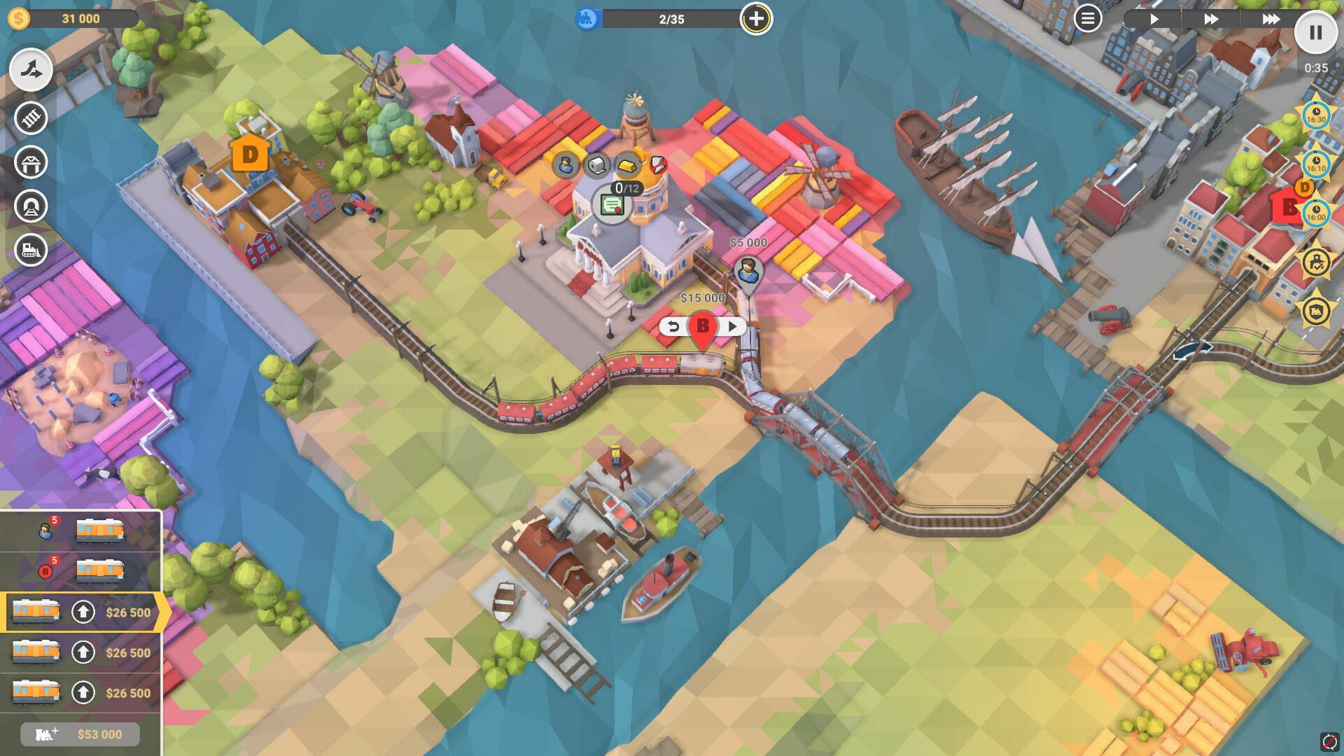 Screenshot for Train Valley 2: Passenger Flow