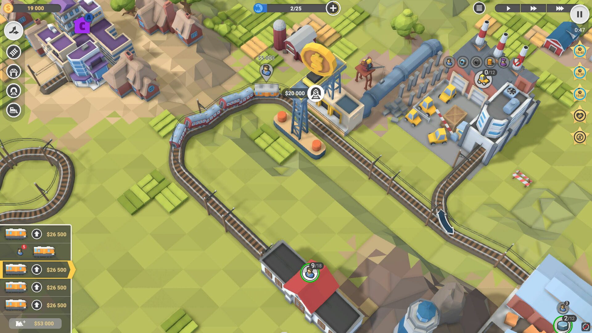 Screenshot for Train Valley 2: Passenger Flow