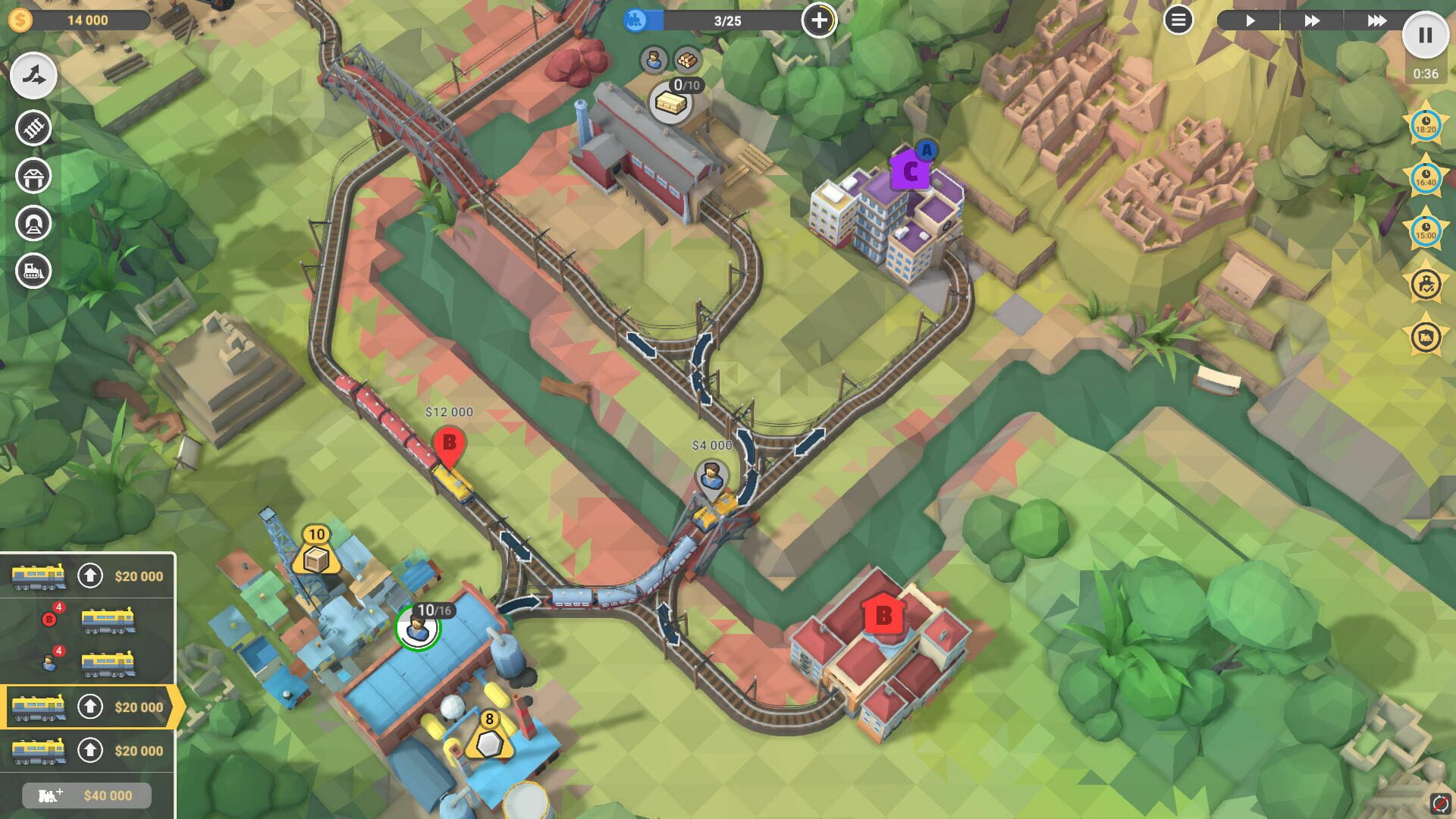 Screenshot for Train Valley 2: Passenger Flow